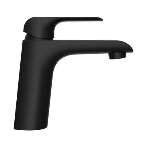 Смеситель для раковины RAVAK Flat Black FL 014.20 X070173 однорычажный черный матовый